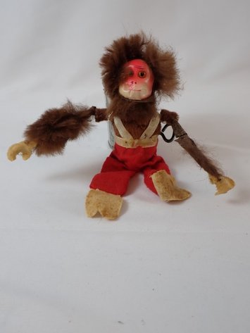 Image for Vintage Swinging Monkey Toy