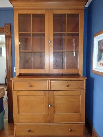 Image for Vintage Stepback Cupboard