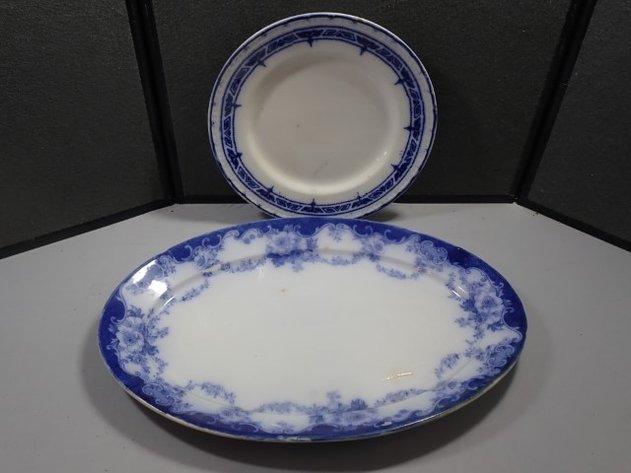 Image for Royal Blue Serving Trays