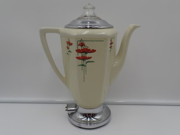 Image for Royal Rochester Red Poppy Coffee Percolator