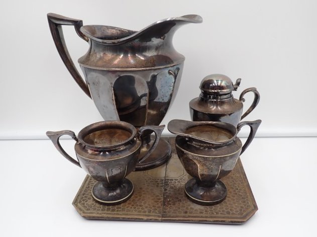 Image for Royal Rochester Silver Plated Service Set