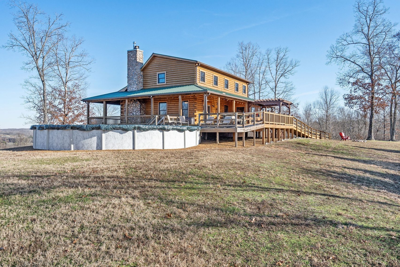 Image for 53 acre Sanctuary on Pretty Creek w/ Log Home