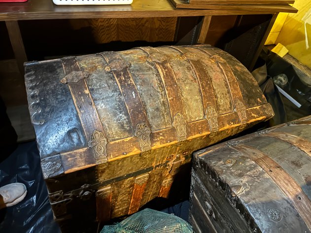 Image for Steamer trunk with tray