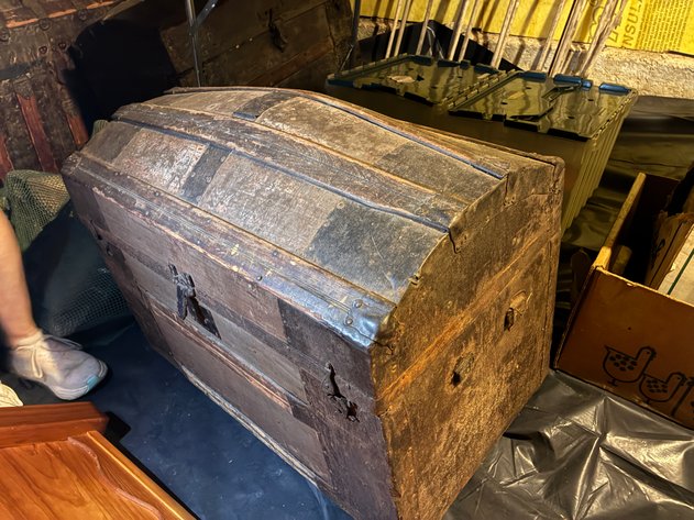 Image for Steamer trunk with tray
