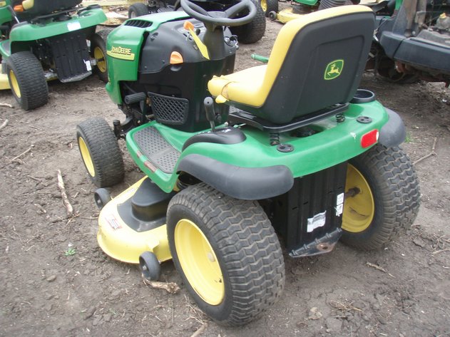 Image for John Deere L130 mower for parts or repair.