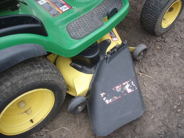 Image for John Deere L130 mower for parts or repair.