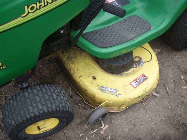 Image for John Deere L110 mower for parts or repair