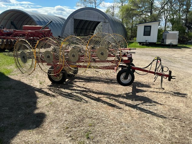Image for H&S Bi-Fold 8-wheel V-rake