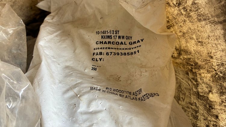 Image for (3) 5 gallon pails of hardware