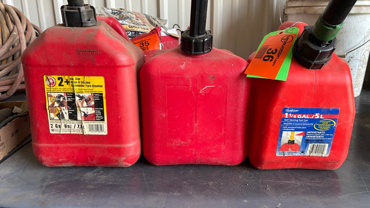 Image for Gasoline fuel cans