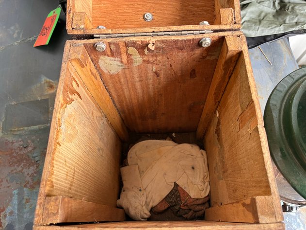 Image for Coleman 220F camp lantern with wood case