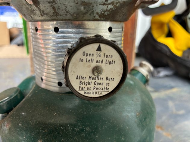 Image for Coleman 220F camp lantern with wood case