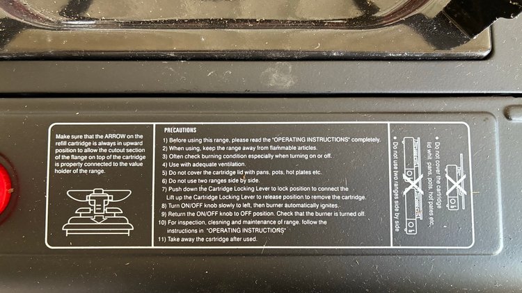 Image for Sam Ho New Art Home portable butane cooking stove with case