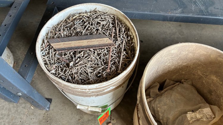 Image for (4) 5 gallon buckets of hardware
