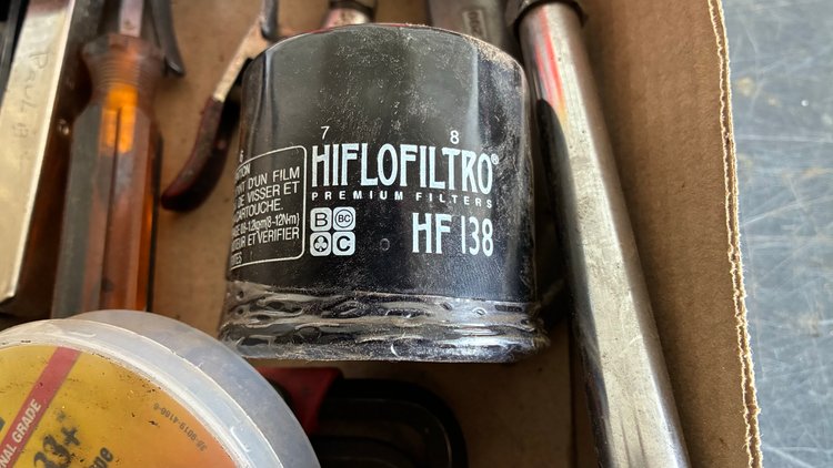 Image for Electrical tape, small engine fuel filters, air compressor gauge