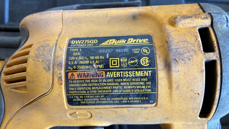 Image for DeWalt DW2750D Quik Drive screw shooter with case