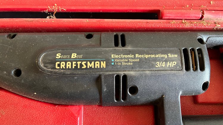 Image for Craftsman 3/4hp reciprocating saw with case