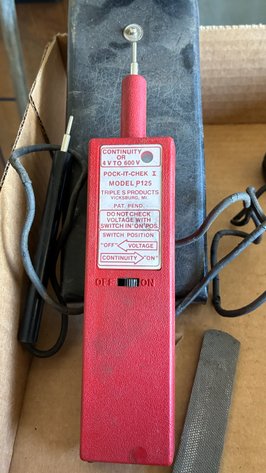 Image for Electric probe, spark plug socket, Channellock No. 906 chuck