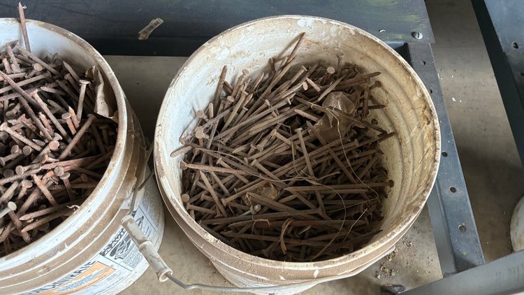 Image for (2) 5 gallon buckets and (2) pails of hardware