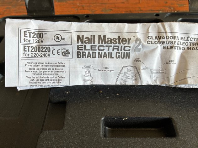 Image for Arrow Nail Master 2 electric staple gun with case