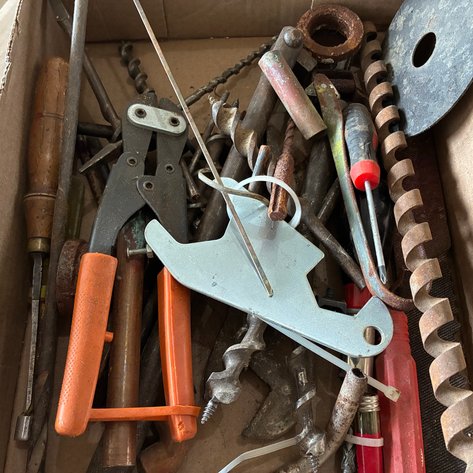 Image for Handyman Yankee screwdriver, brace drill bits, and striker