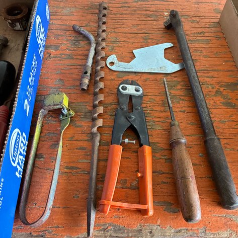 Image for Handyman Yankee screwdriver, brace drill bits, and striker
