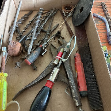 Image for Handyman Yankee screwdriver, brace drill bits, and striker