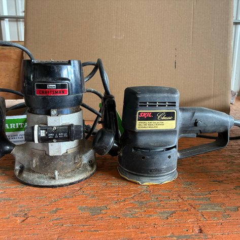 Image for Sears Work Lite router and Skil Classic sander