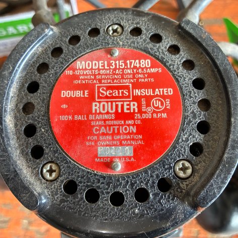 Image for Sears Work Lite router and Skil Classic sander
