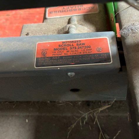 Image for Sears/Craftsman scroll saw