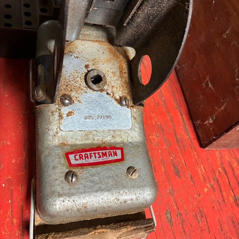 Image for Craftsman router bits and sander drill accessory with wood case