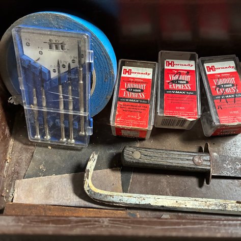 Image for Vermont American metal tool box and contents