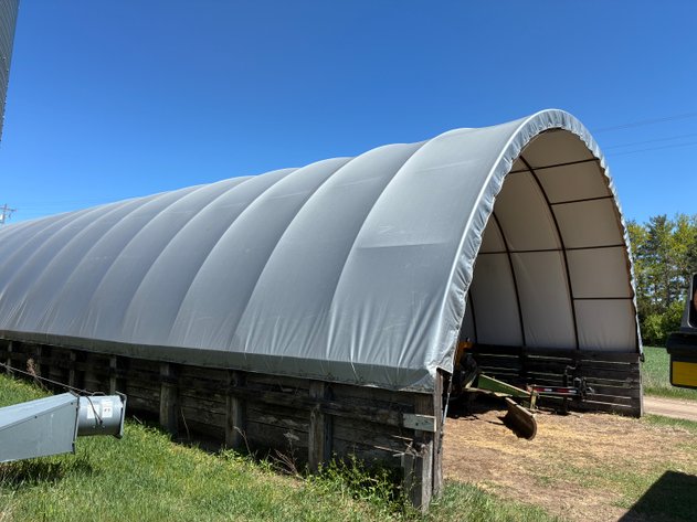 Image for 36' x 100' Diamond Shelter Single Pipe Truss Hoop Building