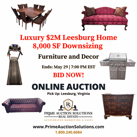 Image for Luxury $2M Leesburg Home | 8,000 SF Downsizing Online Auction