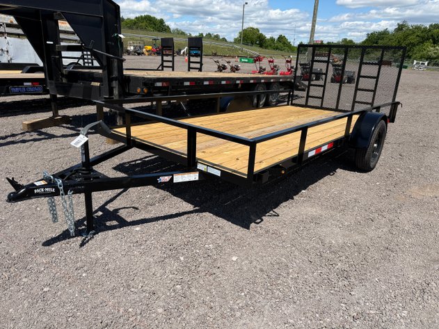 Image for 2026 PACK MULE 14' BUMPER PULL TRAILER