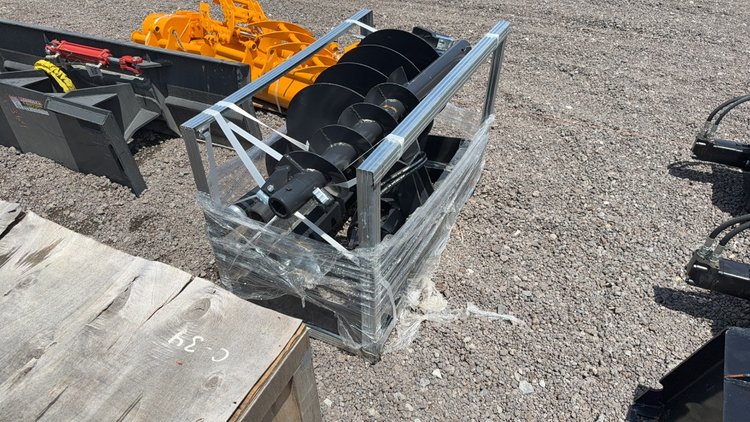 Image for JCT SKID STEER POST HOLE AUGER W/8
