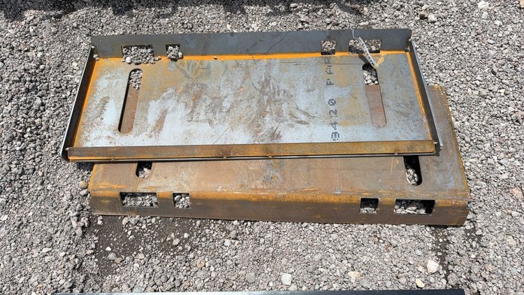 Image for QTY(2) SKID STEER WELD ON PLATES