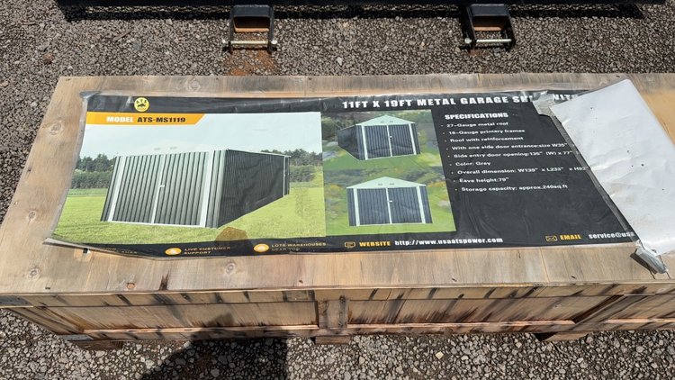Image for ATS MS11190 11' X 19' METAL GARAGE