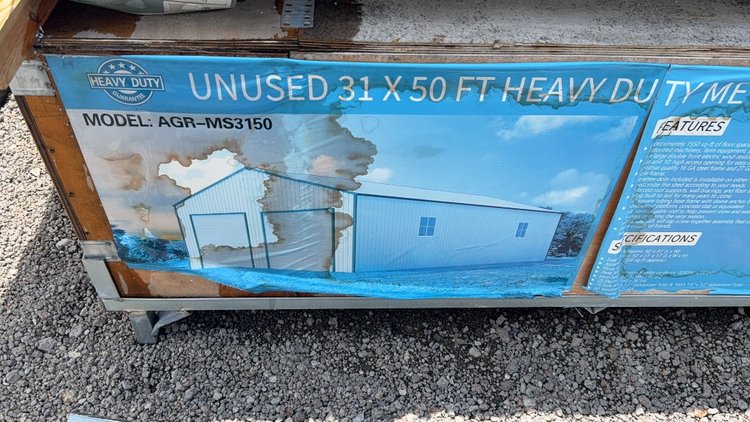 Image for 31' X 50' METAL STORAGE BUILDING PACKAGE