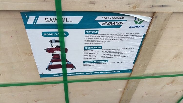 Image for AGTOK YC-32G SAWMILL