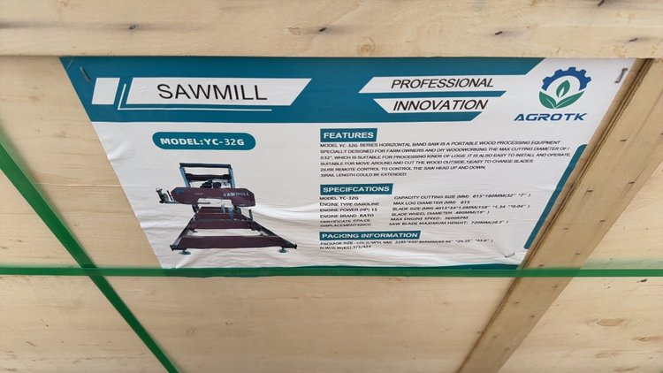 Image for AGTOK YH26G SAWMILL