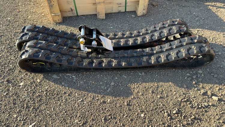 Image for SET OF MINI EXCAVATOR TRACKS AND QUICK COUPLER