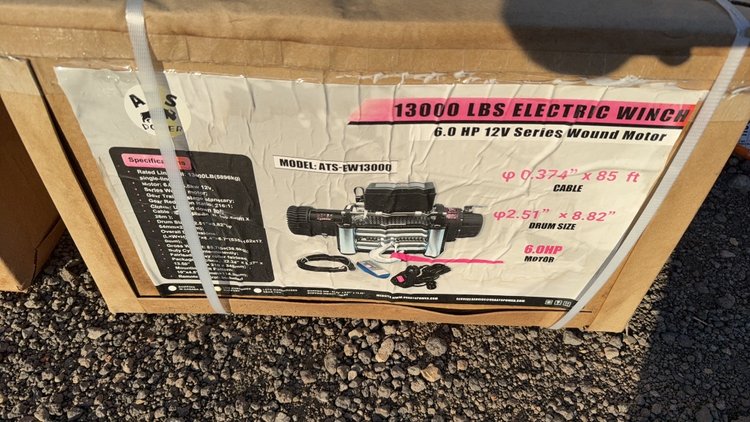 Image for ATS 13,000LB ELECTRIC WINCH