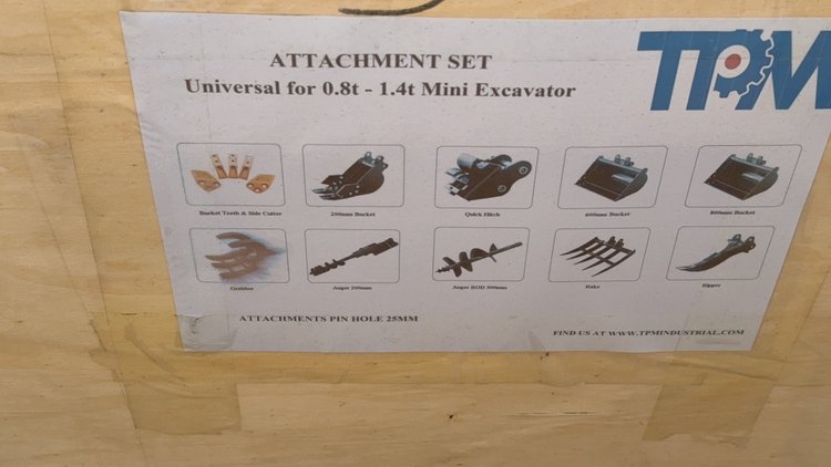 Image for TPM MINI EXCAVATOR ATTATCHMENT PACKAGE