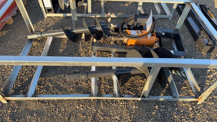 Image for WOLVERINE SKID STEER POST HOLE AUGER