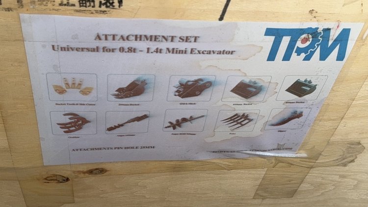 Image for TPM MINI EXCAVATOR ATTATCHMENT PACKAGE