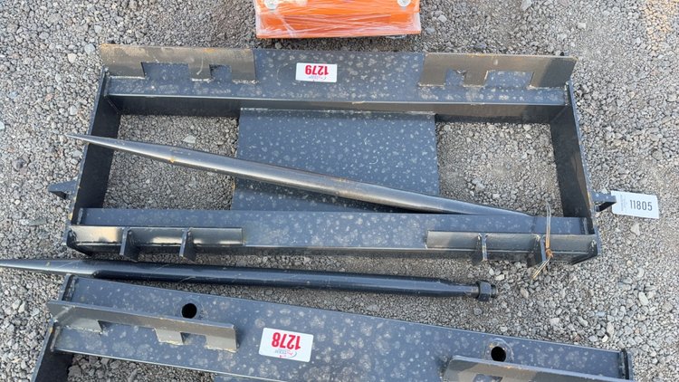 Image for JCT SKID STEER 2 PRONG BALE SPEAR