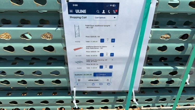 Image for PALLET OF PALLET RACKING