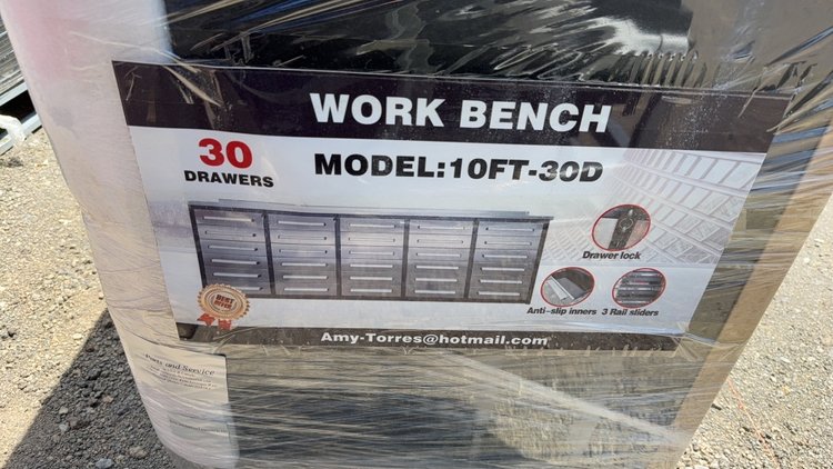 Image for 10' 30 DRAWER WORK BENCH