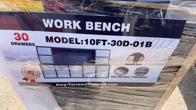 Image for 10' 30 DRAWER WORK BENCH